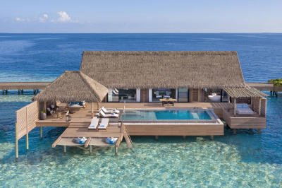 Two Queen Bedded Grand Overwater Villa with Pool